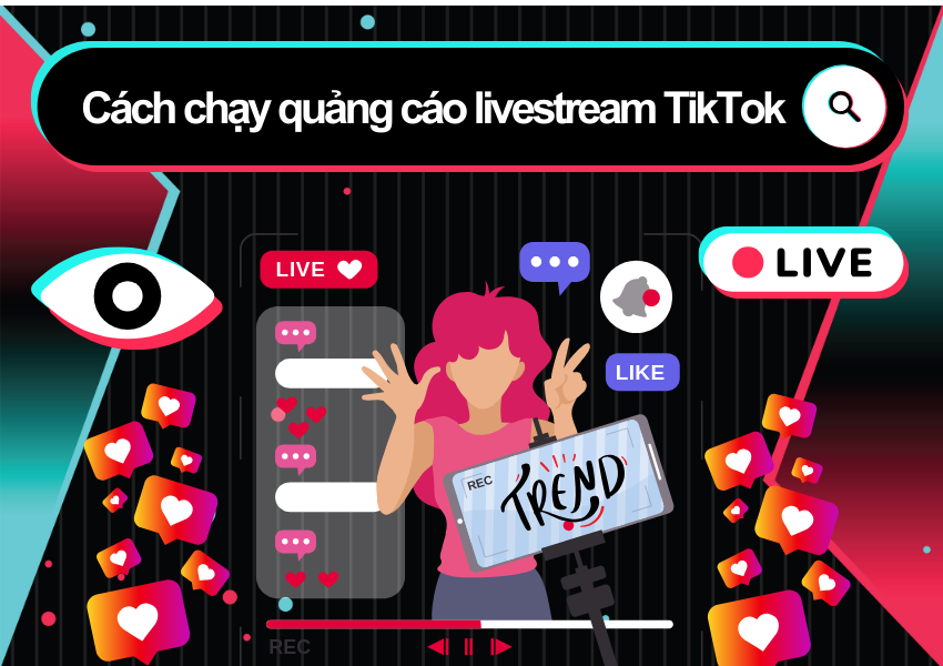 quảng cáo live tik tok 