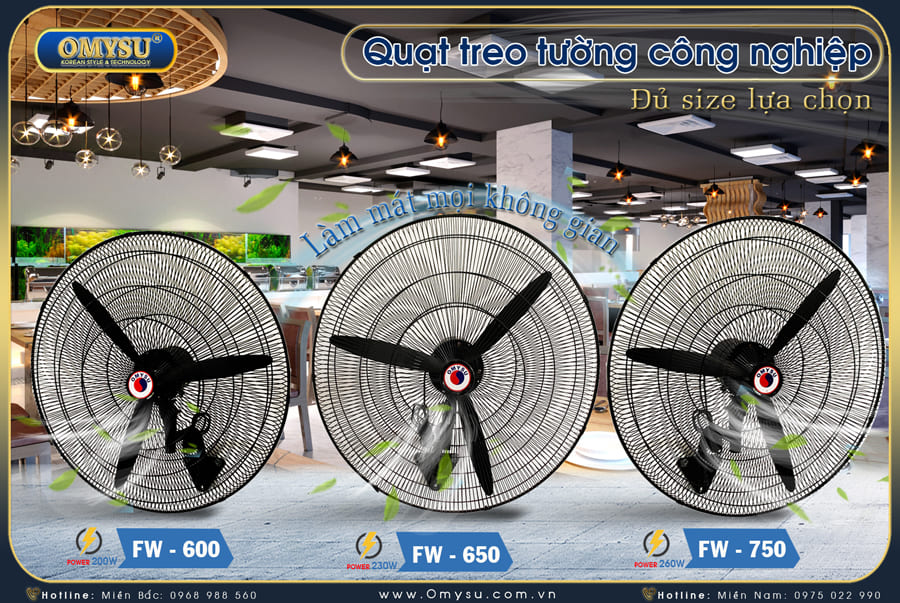 Quạt công nghiệp treo OMYSU
