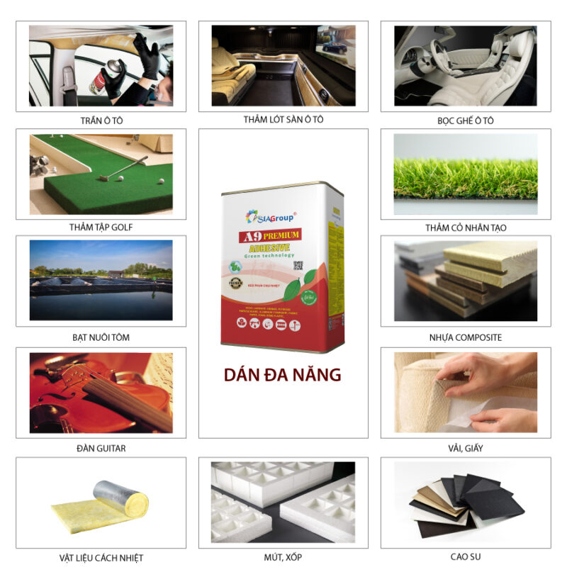 Ứng dụng của Keo A9 Premium 