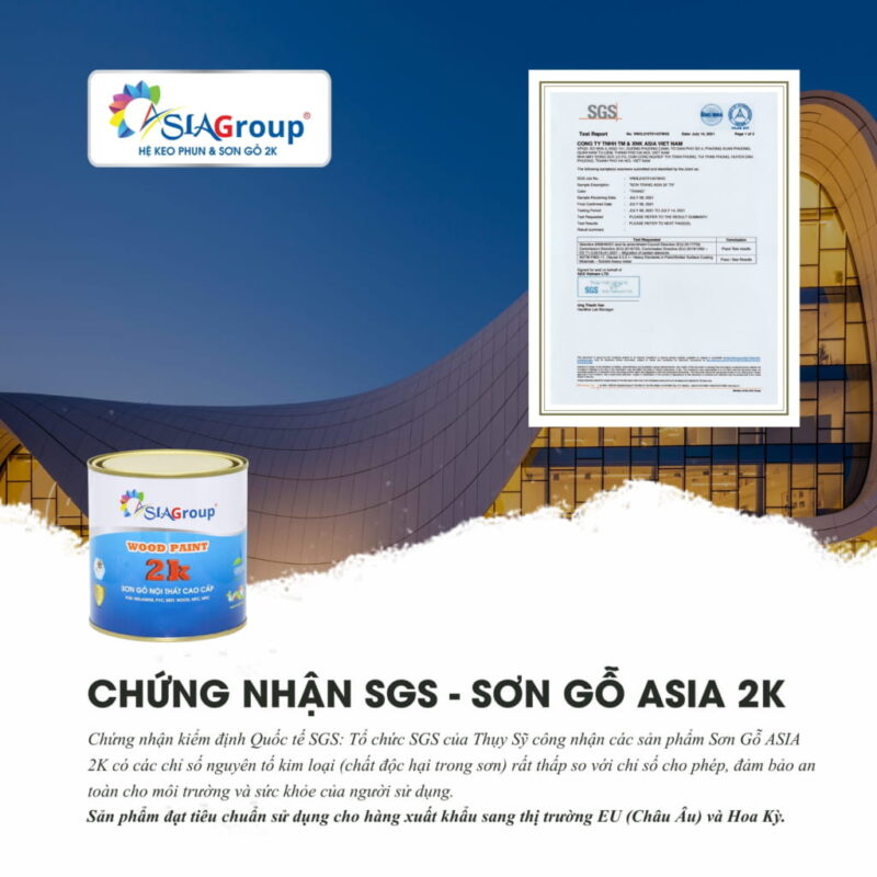 Ưu điểm nổi bật của Sơn chống ngả vàng 2K ASIA 