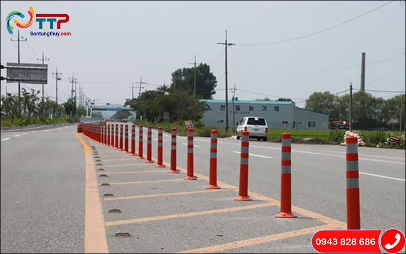 Sơn phản quang cọc tiêu