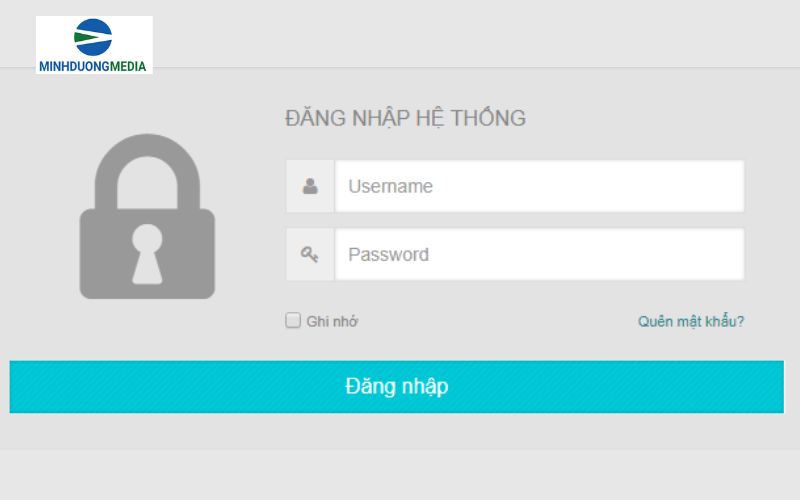 Đăng nhập trang quản trị