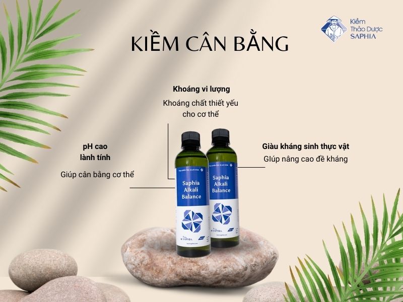cách uống kiềm cân bằng