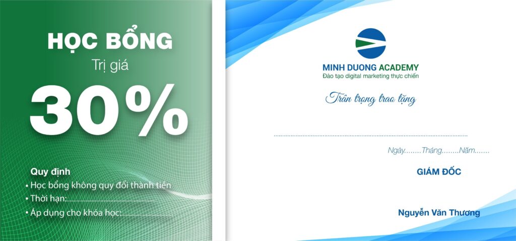 Ưu đãi đặc biệt khi đăng ký dịch vụ tại Minh Dương Media