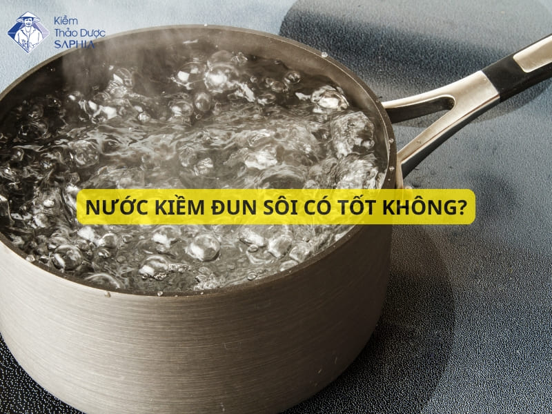 Những thay đổi của nước kiềm khi bị đun sôi