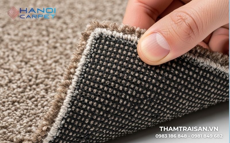 Kiểm tra kỹ phần đế thảm