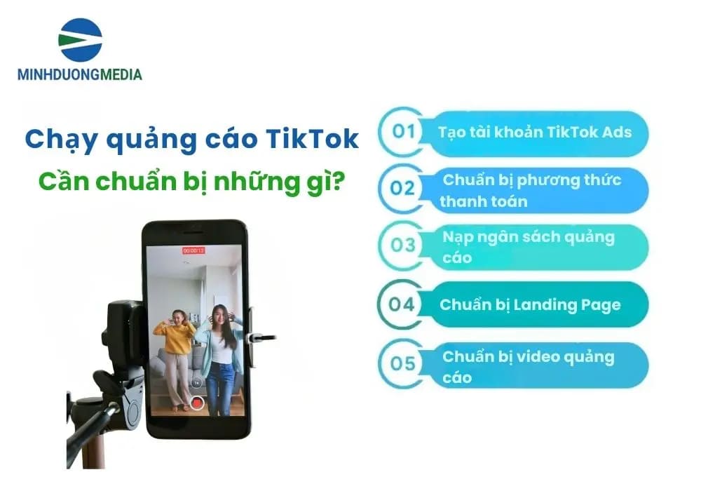 Chạy quảng cáo TikTok cần chuẩn bị những gì