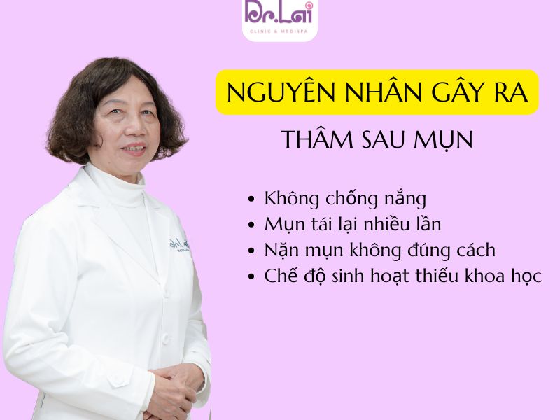 Vì sao thâm mụn ở mặt khó mờ?